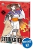 Buchcover und Innenansicht für das Buch: Die Legende der Steinkrieger 06