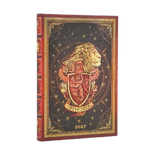 Buchcover und Innenansicht für das Buch: 12-Monatskalender 2027 Kalender Gryffindor Mini Verso