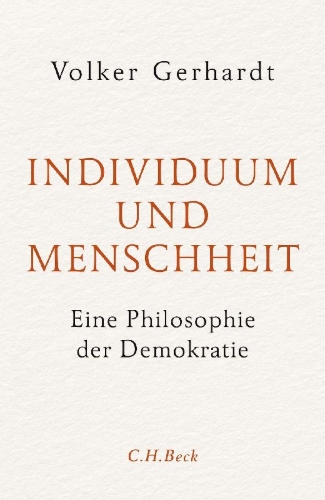 Buchcover und Innenansicht für das Buch: Individuum und Menschheit
