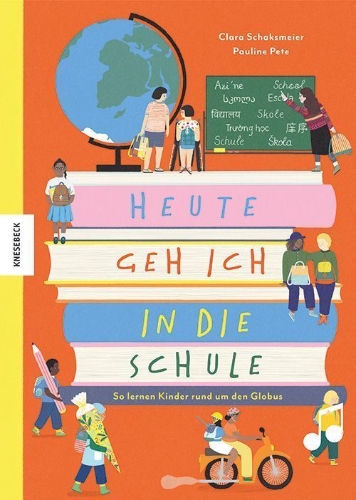 Buchcover und Innenansicht für das Buch: Heute geh ich in die Schule