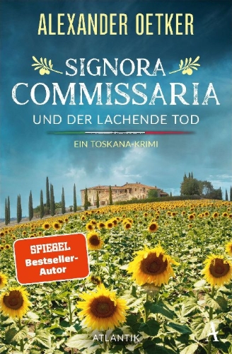 Buchcover und Innenansicht für das Buch: Signora Commissaria und der lachende Tod