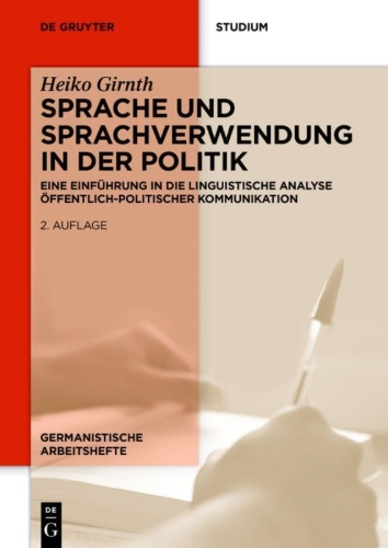 Buchcover und Innenansicht für das Buch: Sprache und Sprachverwendung in der Politik