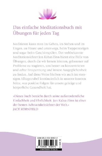 Buchcover und Innenansicht für das Buch: Im Alltag Ruhe finden