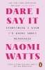 Buchcover und Innenansicht für das Buch: Dare I Say It