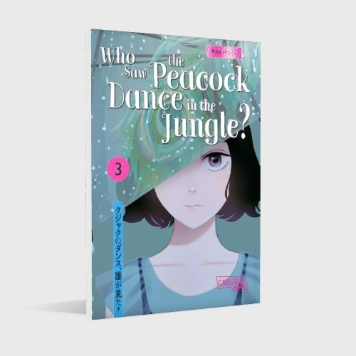 Buchcover und Innenansicht für das Buch: Kujaku no Dance, Dare ga Mita?