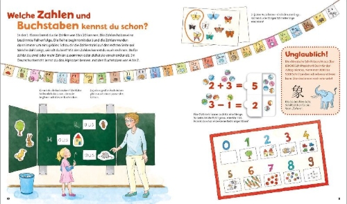 Buchcover und Innenansicht für das Buch: WAS IST WAS Junior Band 25 Die Schule geht los!