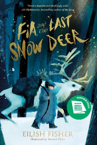 Buchcover und Innenansicht für das Buch: Fia and the Last Snow Deer