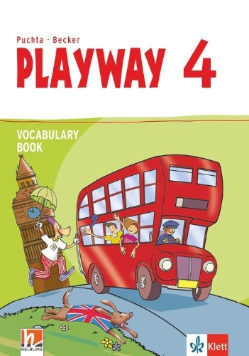 Buchcover und Innenansicht für das Buch: Playway 4. Ab Klasse 3. Vocabulary Book (5er Paket) Klasse 4