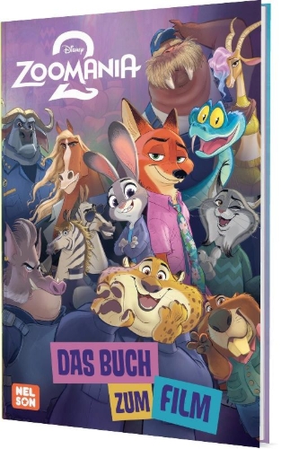 Buchcover und Innenansicht für das Buch: Disney Filmbuch zum Vorlesen: Zoomania 2: Das Buch zum Film