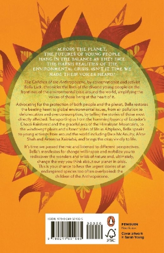 Buchcover und Innenansicht für das Buch: The Children of the Anthropocene