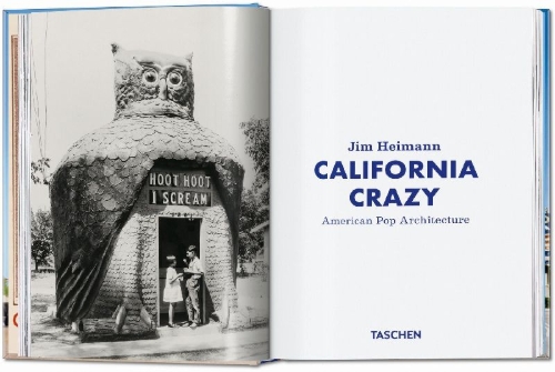 Buchcover und Innenansicht für das Buch: California Crazy. American Pop Architecture. 45th Ed.