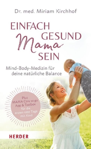 Buchcover und Innenansicht für das Buch: Einfach gesund Mama sein