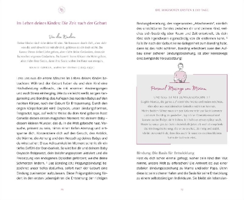 Buchcover und Innenansicht für das Buch: Einfach gesund Mama sein