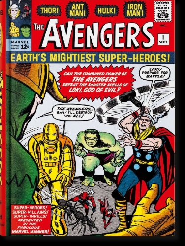 Buchcover und Innenansicht für das Buch: Marvel Comics Library