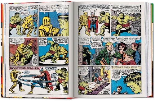 Buchcover und Innenansicht für das Buch: Marvel Comics Library