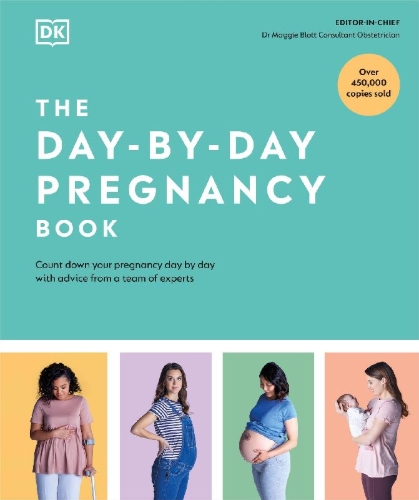 Buchcover und Innenansicht für das Buch: The Day-by-Day Pregnancy Book