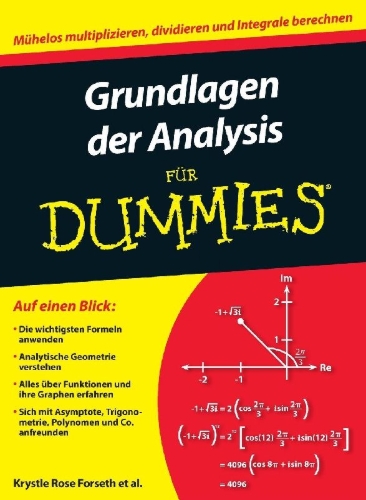 Buchcover und Innenansicht für das Buch: Grundlagen der Analysis für Dummies