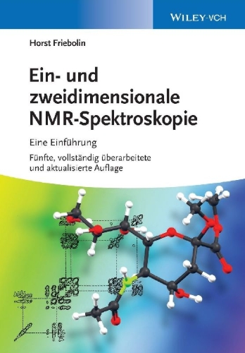 Buchcover und Innenansicht für das Buch: Ein- und zweidimensionale NMR-Spektroskopie