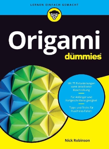 Buchcover und Innenansicht für das Buch: Origami für Dummies
