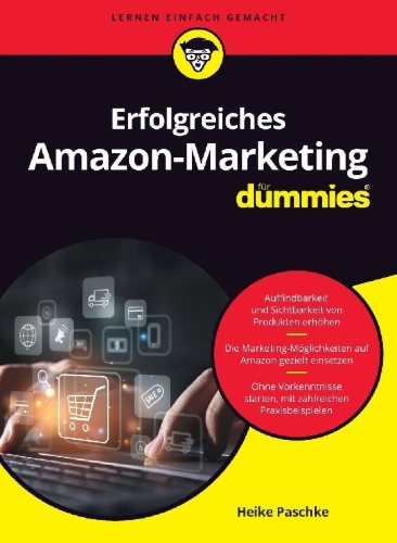 Buchcover und Innenansicht für das Buch: Erfolgreiches Amazon-Marketing für Dummies