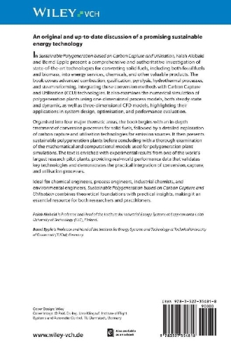 Buchcover und Innenansicht für das Buch: Sustainable Polygeneration based on Carbon Capture and Utilisation