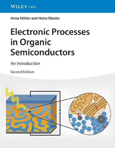 Buchcover und Innenansicht für das Buch: Electronic Processes in Organic Semiconductors