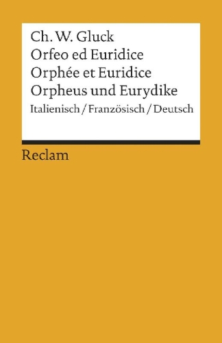 Buchcover und Innenansicht für das Buch: Orfeo/Orphée/Orpheus
