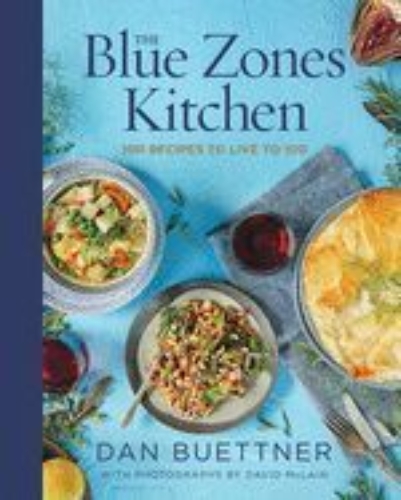 Buchcover und Innenansicht für das Buch: The Blue Zones Kitchen