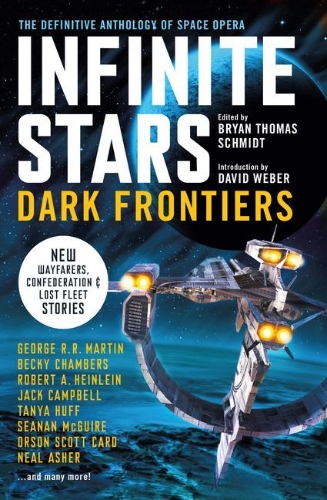Buchcover und Innenansicht für das Buch: Infinite Stars: Dark Frontiers