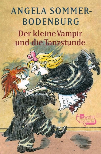 Buchcover und Innenansicht für das Buch: Der kleine Vampir und die Tanzstunde