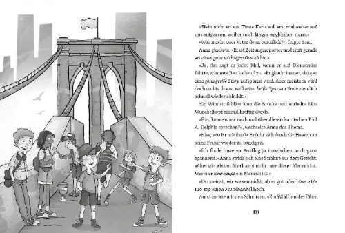 Buchcover und Innenansicht für das Buch: Rios magische Reisen - Plötzlich in New York