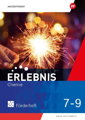 Buchcover und Innenansicht für das Buch: Erlebnis Chemie 7-9. Förderheft. Für Baden-Württemberg