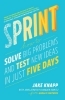 Buchcover und Innenansicht für das Buch: Sprint