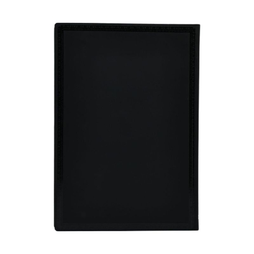 Buchcover und Innenansicht für das Buch: 12-Monatskalender 2027 Black Edition Schlicht Midi Horizontal