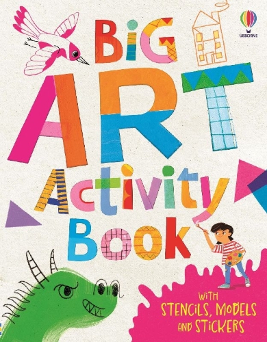 Buchcover und Innenansicht für das Buch: Big ART Activity Book