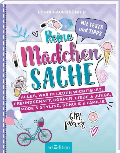 Buchcover und Innenansicht für das Buch: Reine Mädchensache