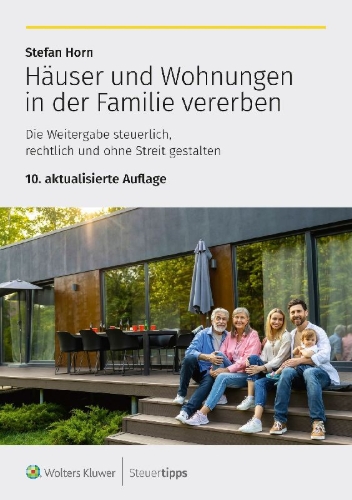 Buchcover und Innenansicht für das Buch: Häuser und Wohnungen in der Familie vererben
