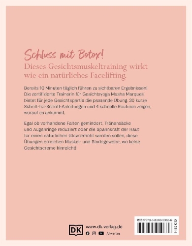 Buchcover und Innenansicht für das Buch: Natürlich schön mit Face Yoga