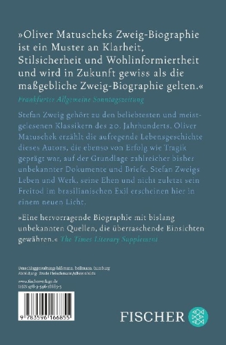 Buchcover und Innenansicht für das Buch: Stefan Zweig