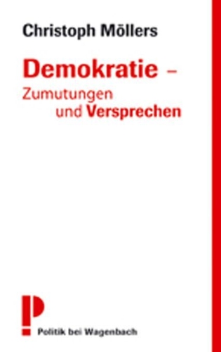 Buchcover und Innenansicht für das Buch: Demokratie - Zumutungen und Versprechen