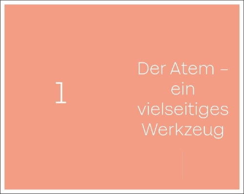 Buchcover und Innenansicht für das Buch: Atme. Jetzt.