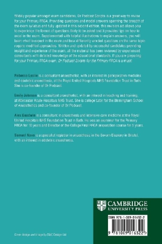 Buchcover und Innenansicht für das Buch: Dr Podcast Scripts for the Primary FRCA