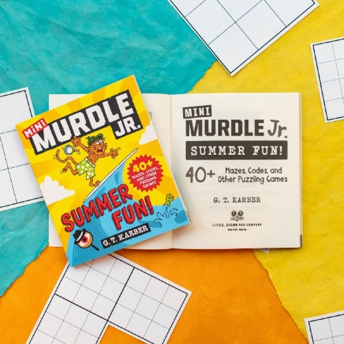 Buchcover und Innenansicht für das Buch: Murdle Jr.: Summer Fun!