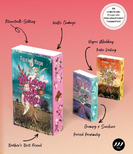 Buchcover und Innenansicht für das Buch: Holding The Reins (Silver Pines Ranch 1)