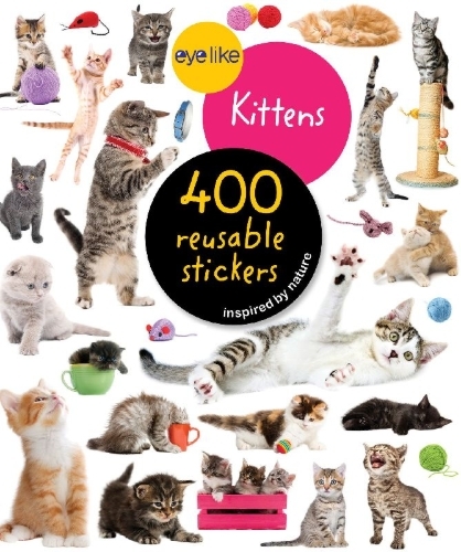 Buchcover und Innenansicht für das Buch: Eyelike Stickers: Kittens