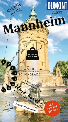 Buchcover und Innenansicht für das Buch: DUMONT direkt Reiseführer Mannheim