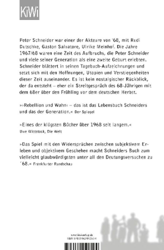 Buchcover und Innenansicht für das Buch: Rebellion und Wahn