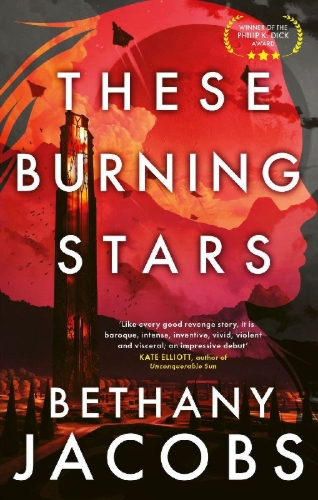 Buchcover und Innenansicht für das Buch: These Burning Stars