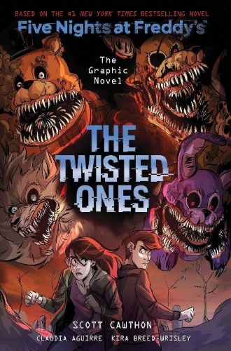 Buchcover und Innenansicht für das Buch: Five Nights at Freddy's Graphic Novel The Twisted Ones