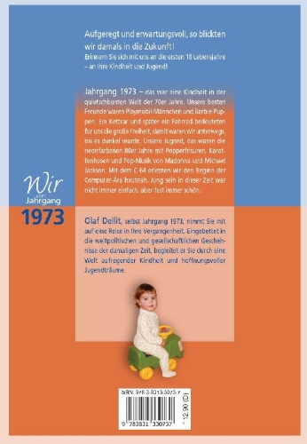 Buchcover und Innenansicht für das Buch: Wir vom Jahrgang 1973 - Kindheit und Jugend